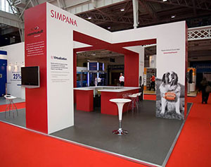 Sectra Custom Build Exhibition Stand